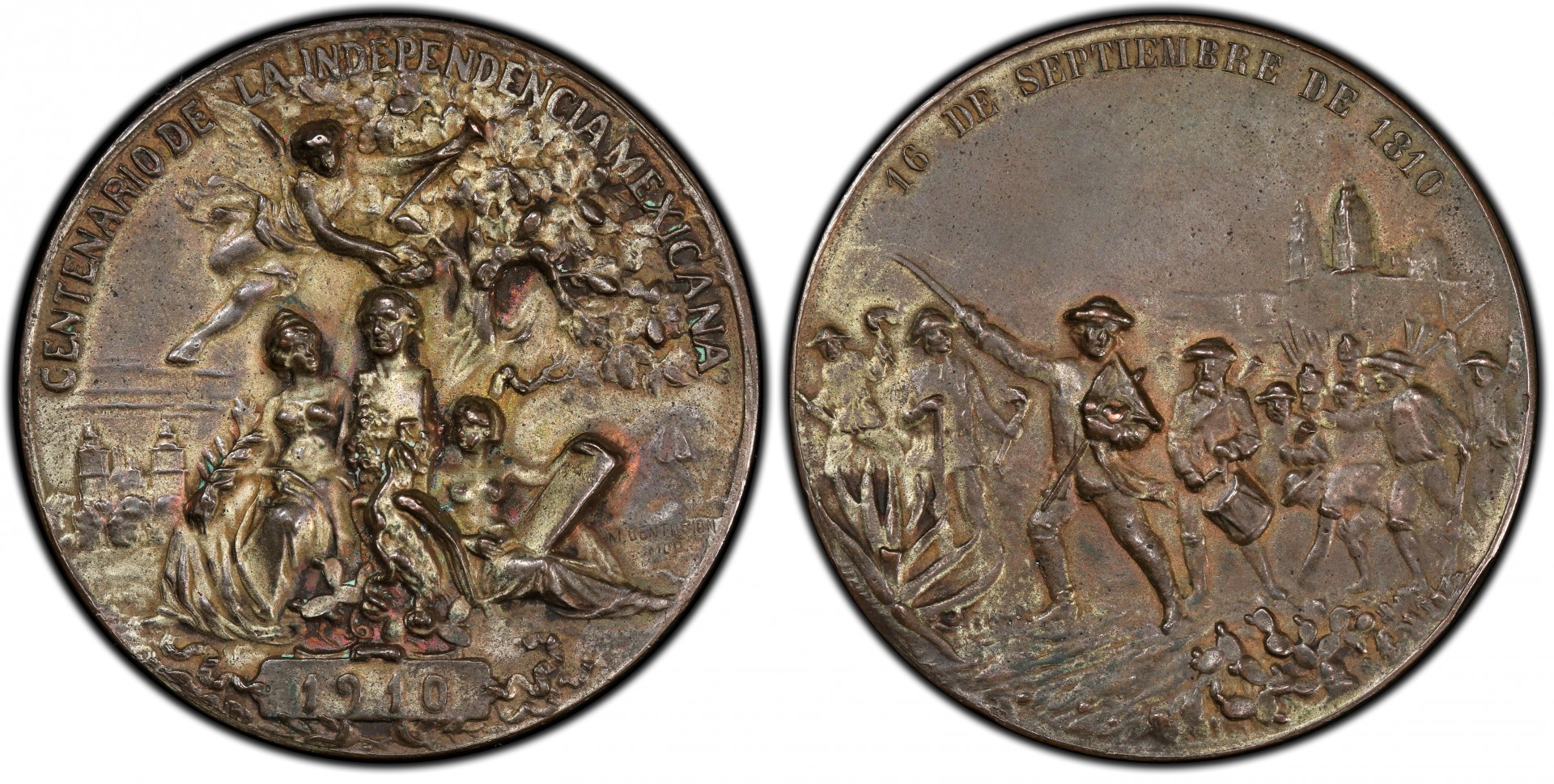 Grove 380b - Centenario de la Independencia, Centurión, 1910. 