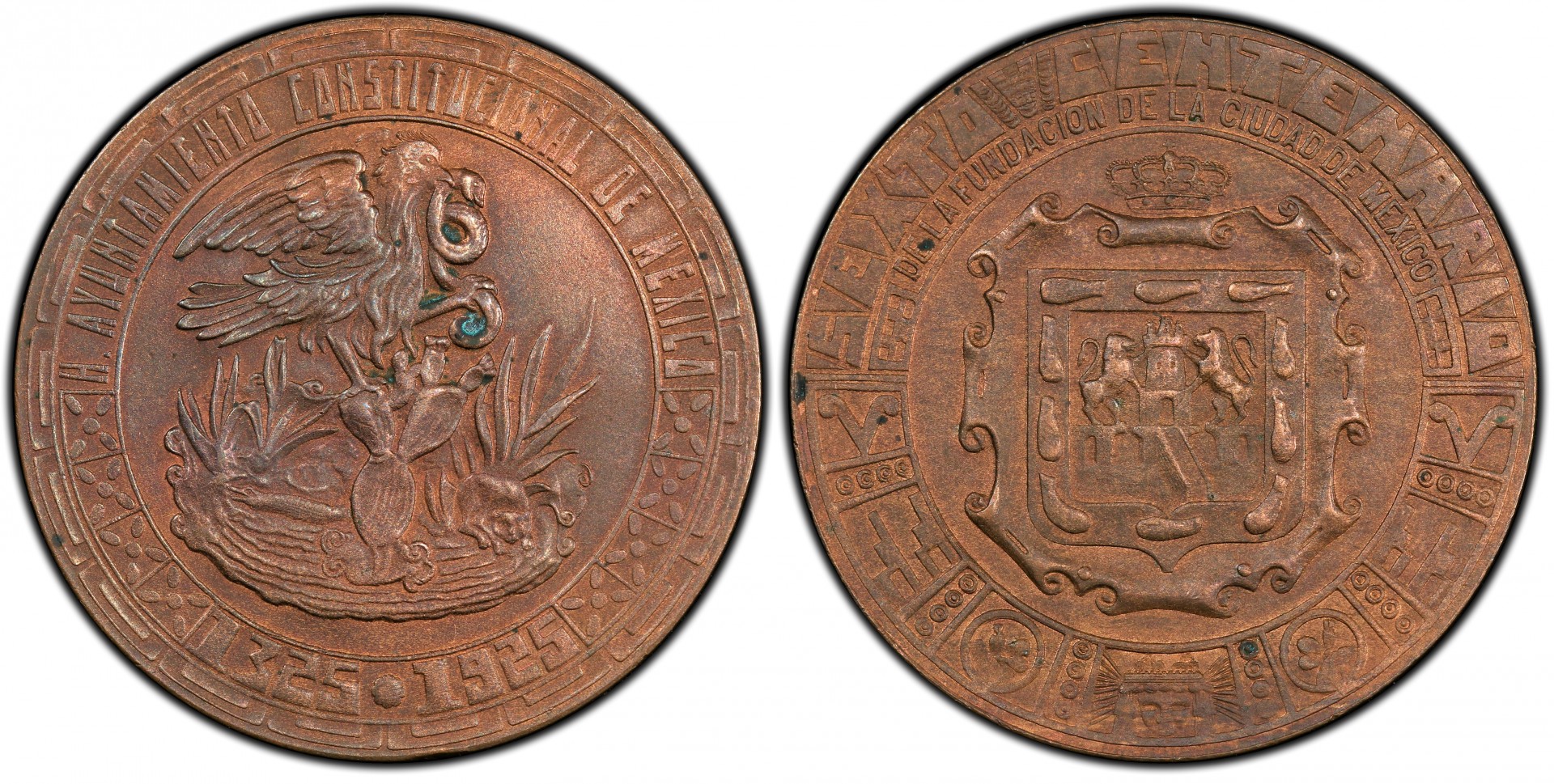 Grove 450b - VI Centenario de la Fundación de la CDMX 1925. 