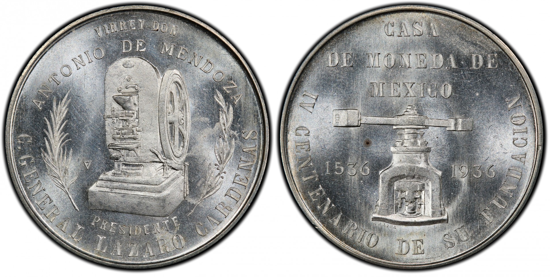 Grove 490a - IV Centenario de la Casa de Moneda 1936. 