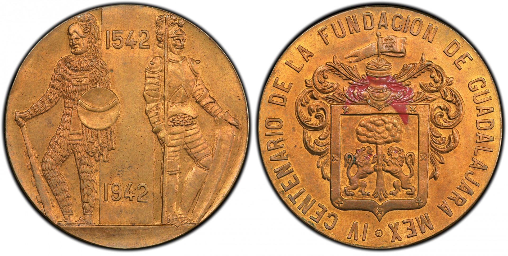 Grove 522b - IV Centenario de Guadalajara 1942. 