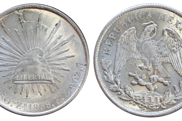 KM# 409.3 - $1 Peso 1899 Zs FZ. 
